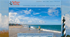 Desktop Screenshot of hatterasrealty.com