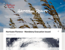 Tablet Screenshot of blog.hatterasrealty.com